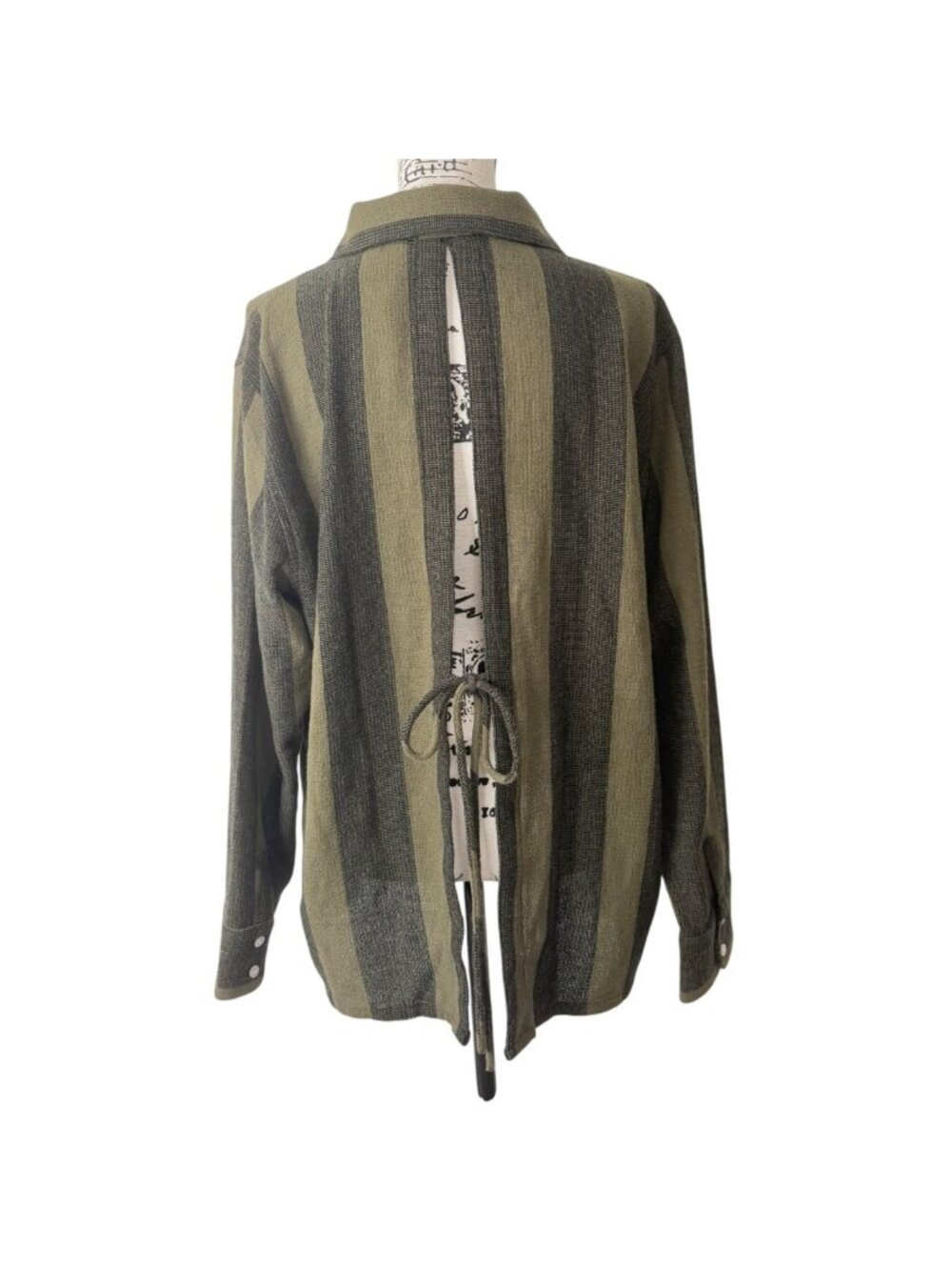 Dandy Del Mar Womens Size M Sevilla Top Onyx Green Button-Up Long Sleeve NEW - Picture 2 of 7